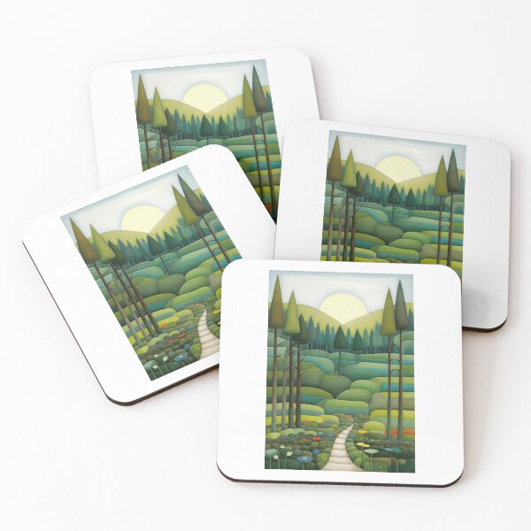 Item preview, Simplified Tranquility: A Hiker's Journey designed and sold by PanoramaPrints.