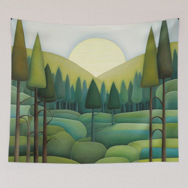 Item preview, Simplified Tranquility: A Hiker's Journey designed and sold by PanoramaPrints.