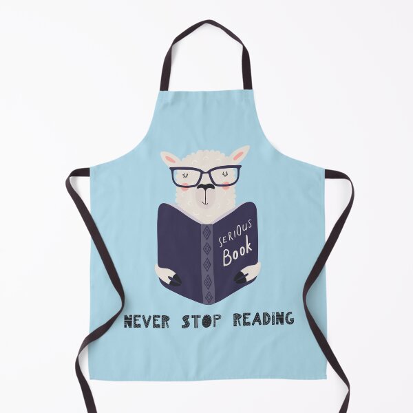 Item preview, Serious Book Llama designed and sold by Monkey-Bar.