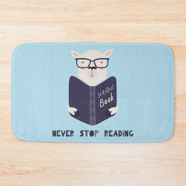 Item preview, Serious Book Llama designed and sold by Monkey-Bar.