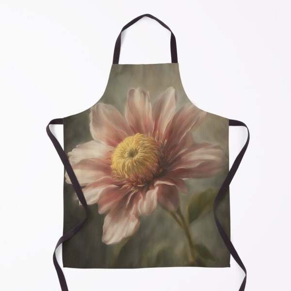 Item preview, Vintage oil painting of a single flower designed and sold by Woodoartdesign.