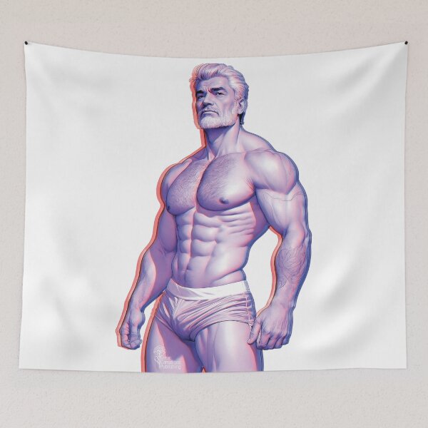 Item preview, Daddy in Trunks designed and sold by HunterWildeArt.
