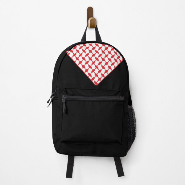 Item preview, Palestine - Palestinian keffiyeh - red triangle shemagh designed and sold by SaraDarwish.