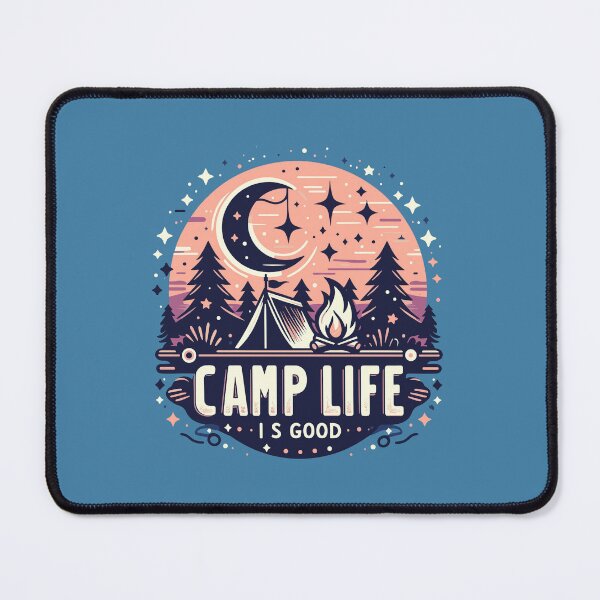 Item preview, CAMP LIFE - IS GOOD - Sticker, Hat, Pin, Magnet, Hoodie, Mug, etc designed and sold by cloudhiker.