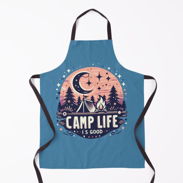 Item preview, CAMP LIFE - IS GOOD - Sticker, Hat, Pin, Magnet, Hoodie, Mug, etc designed and sold by cloudhiker.