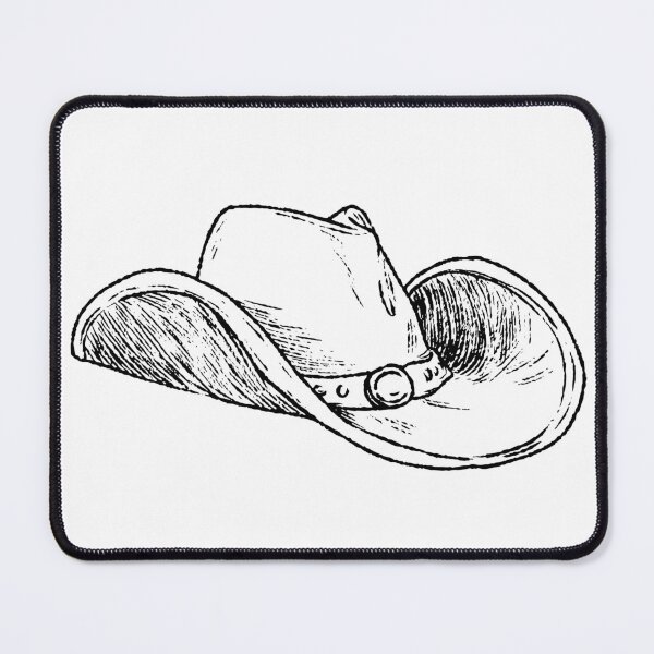 Item preview, Western Black and White Cowboy Hat  designed and sold by pedersenscout.