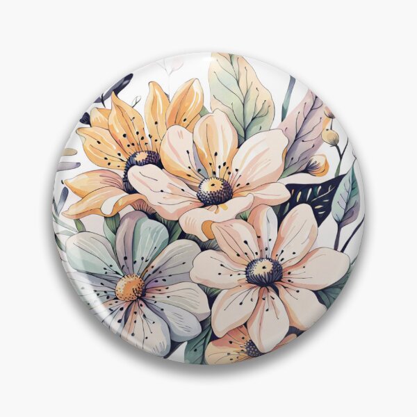 Item preview, Flower Watercolor Beautiful designed and sold by ZoomerTime.