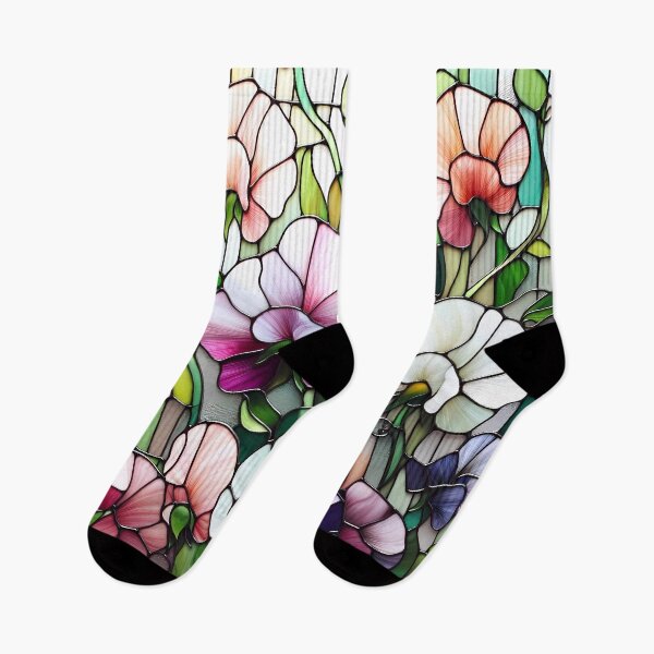 Item preview, Stained Glass Sweet Pea Serenade designed and sold by Matt's Artificial Nature.