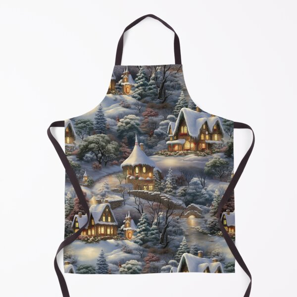 Item preview, Christmas Cottage Pattern designed and sold by Sacred-Circle.