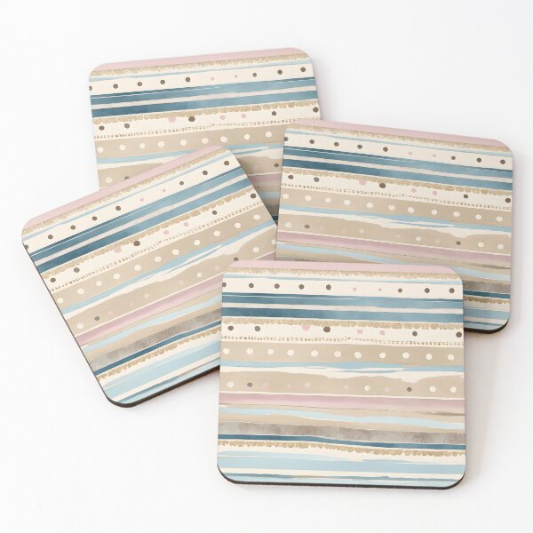 Item preview, Soft dots and stripes pattern designed and sold by Naturitude.