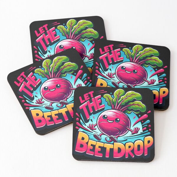 Item preview, Let The Beet Drop Funny Bass Puns designed and sold by SubtleSplit.