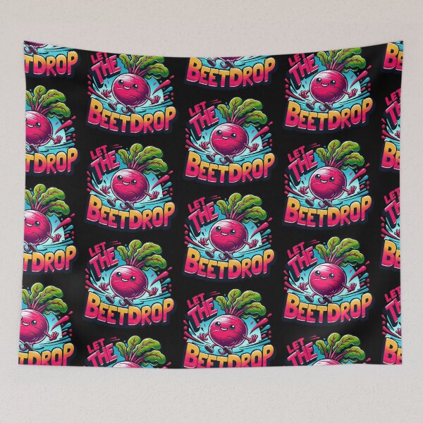 Item preview, Let The Beet Drop Funny Bass Puns designed and sold by SubtleSplit.