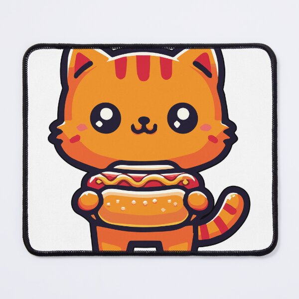 Item preview, Orange Cat's Giant Hotdog Delight designed and sold by WeirdDemonGames.