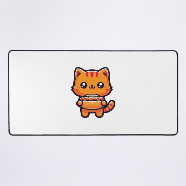 Item preview, Orange Cat's Giant Hotdog Delight designed and sold by WeirdDemonGames.
