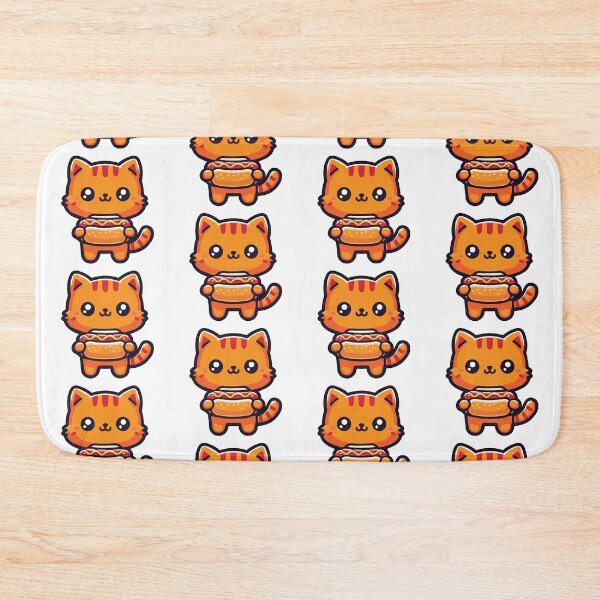 Item preview, Orange Cat's Giant Hotdog Delight designed and sold by WeirdDemonGames.