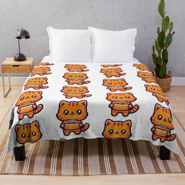 Item preview, Orange Cat's Giant Hotdog Delight designed and sold by WeirdDemonGames.