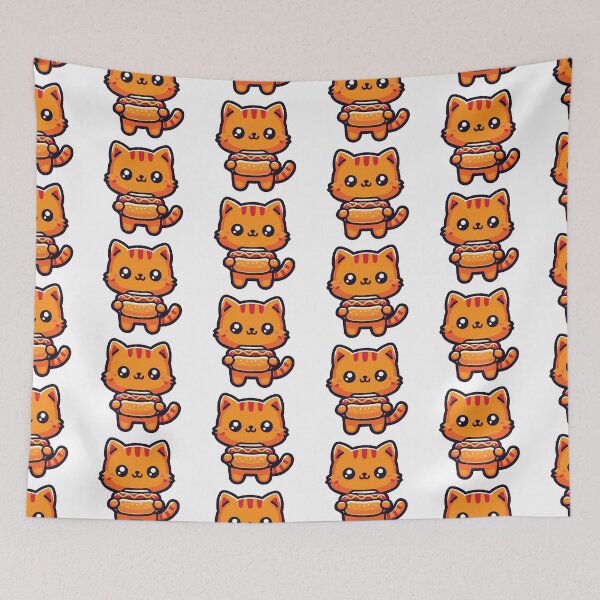 Item preview, Orange Cat's Giant Hotdog Delight designed and sold by WeirdDemonGames.