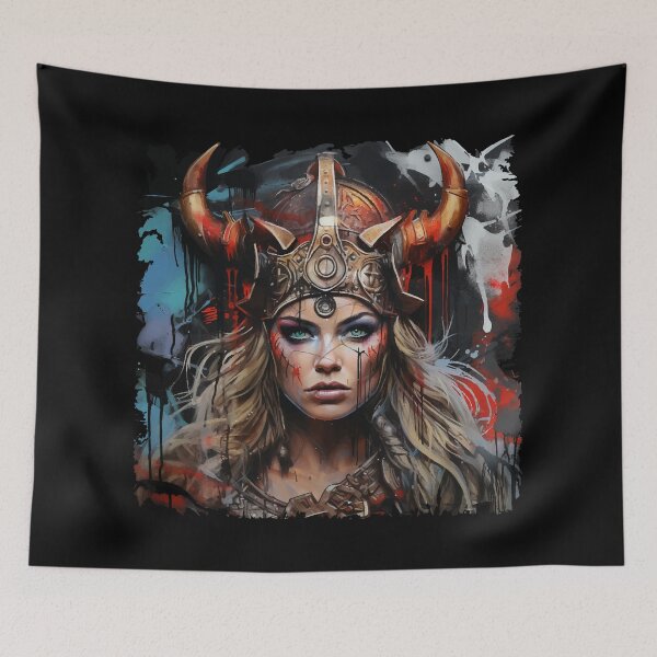 Item preview, Viking shield maiden design Valhalla designed and sold by Andrea-Design.