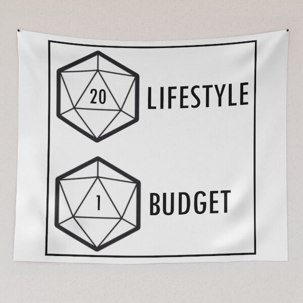 Item preview, Critical Success Lifestyle on a Critical Fail Budget designed and sold by Spjutdotter.