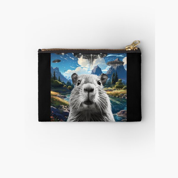 Item preview, Capybara Selfie with UFOs designed and sold by Master-Print.