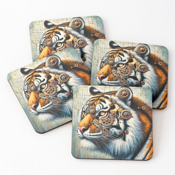 Item preview, Steampunk Bengal Tiger designed and sold by NovosArt.