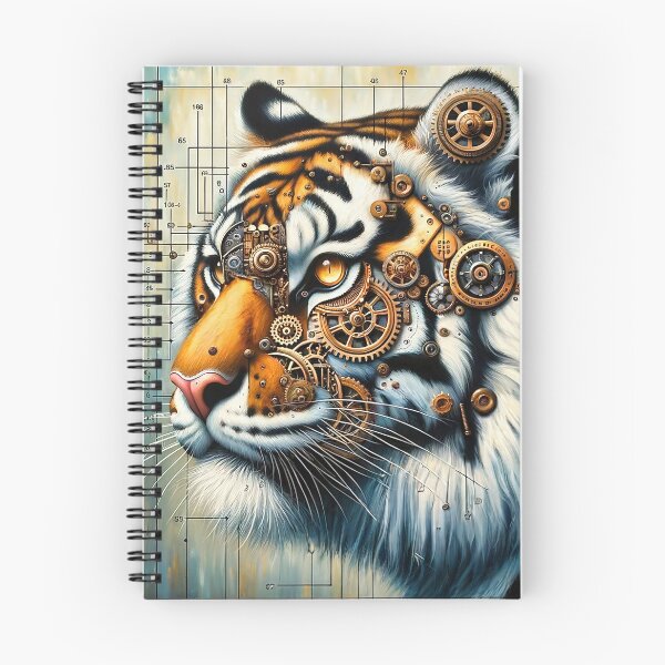 Item preview, Steampunk Bengal Tiger designed and sold by NovosArt.