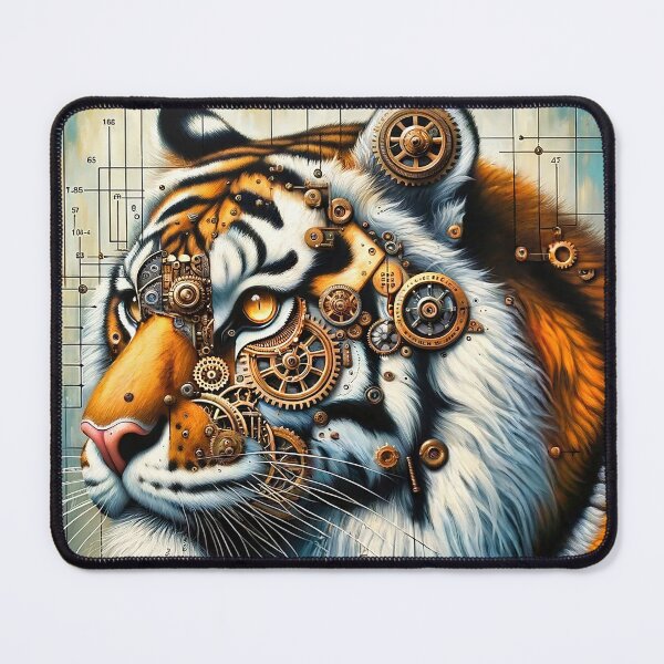 Item preview, Steampunk Bengal Tiger designed and sold by NovosArt.