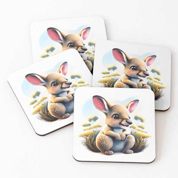 Item preview, Baby Kangaroo - Cute Animals for Kids designed and sold by 4TeeToo.