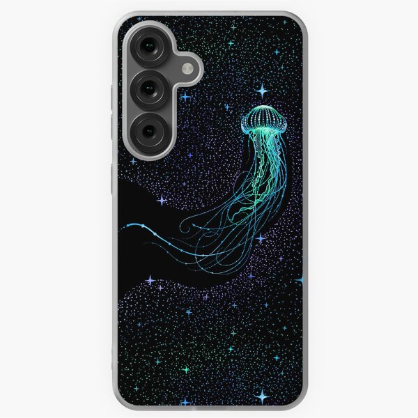 Starry jellyfish - Colored Samsung Galaxy Soft Case