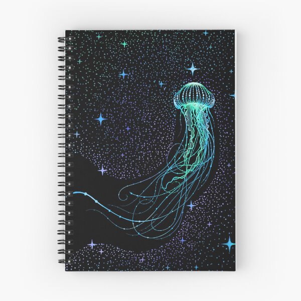 Item preview, Starry jellyfish - Colored designed and sold by AlirizaCAKIR.