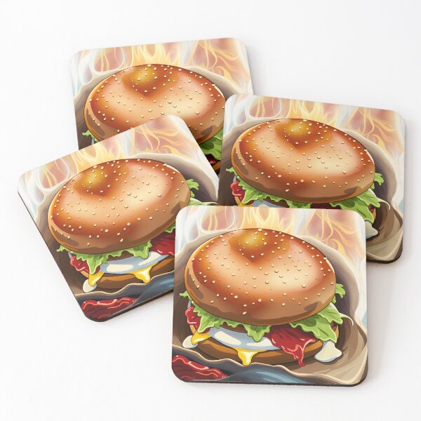 Item preview, Burger Illustration  designed and sold by Grafititee.