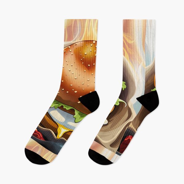 Item preview, Burger Illustration  designed and sold by Grafititee.