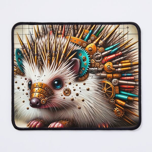 Item preview, Steampunk Hedgehog designed and sold by NovosArt.