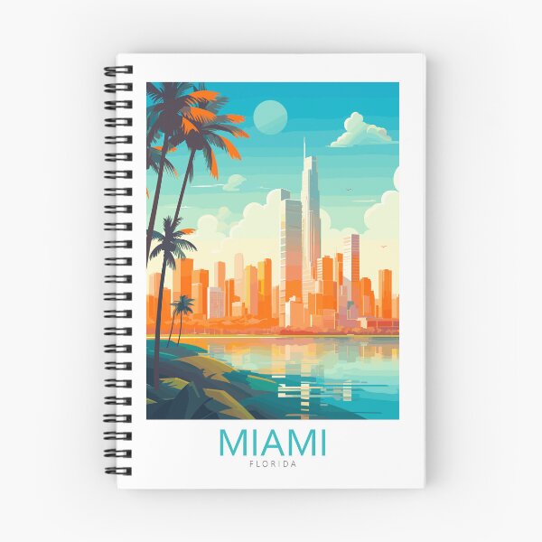 Item preview, Minimalistic Miami Florida designed and sold by Marciolini.