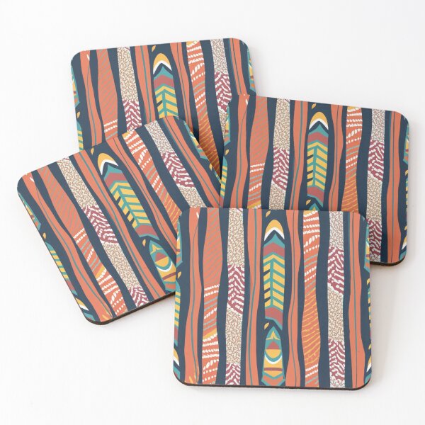 Item preview, Colorful stripes pattern designed and sold by LuckyFamily.