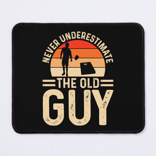 Item preview, Never Underestimate The Old Guy Retro Design - Baggo Team Bean Bag Toss Game - Funny Cornhole Player Vintage designed and sold by naworas.