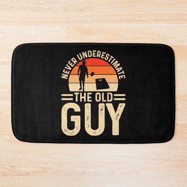 Item preview, Never Underestimate The Old Guy Retro Design - Baggo Team Bean Bag Toss Game - Funny Cornhole Player Vintage designed and sold by naworas.