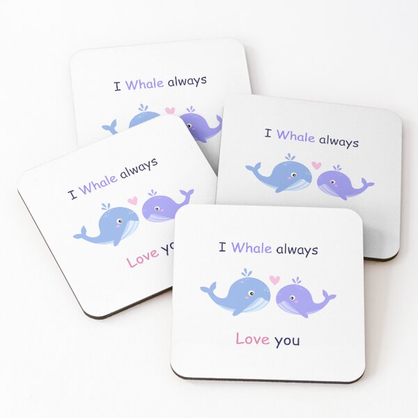 Item preview, Cute Love Pun - I Whale always love you designed and sold by PurpleWay.