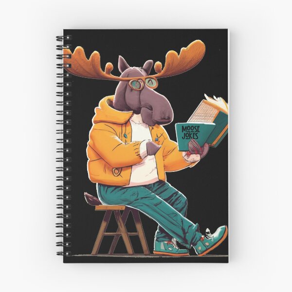 Item preview, Funny Moose Reading Moose Jokes Book designed and sold by Nature's Fancy.