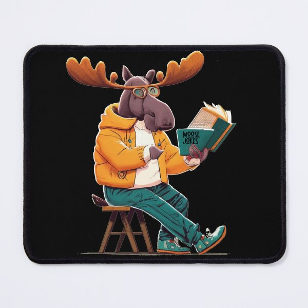 Item preview, Funny Moose Reading Moose Jokes Book designed and sold by Nature's Fancy.