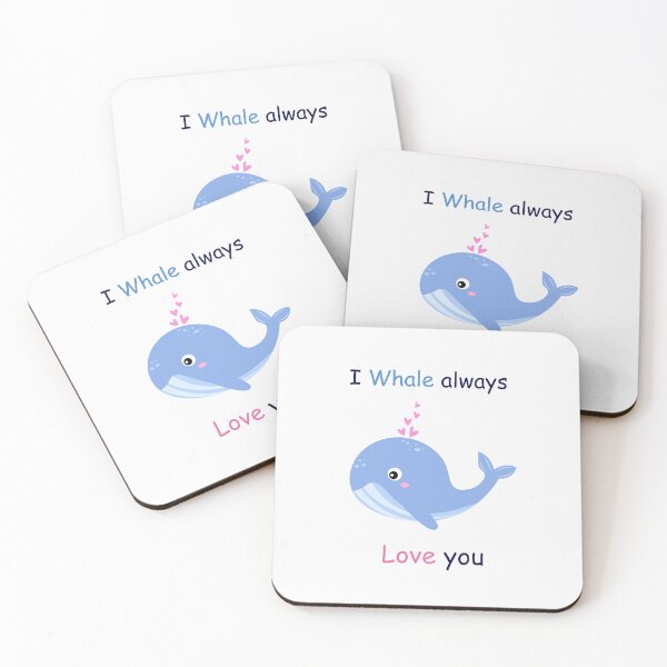 Item preview, Funny Love Pun - I Whale always love you designed and sold by PurpleWay.