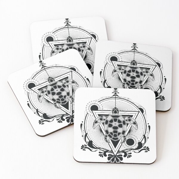 Item preview, Geometric Turtle Harmony designed and sold by -esoj-.