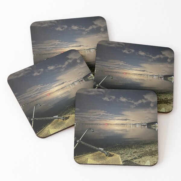 Item preview, Gourock  from Dunoon at night designed and sold by starbusuk.
