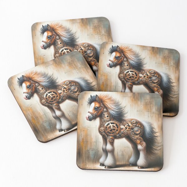 Item preview, Steampunk Miniature Horse designed and sold by NovosArt.