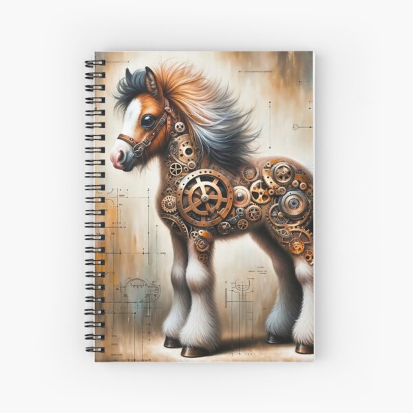 Aperçu de l'œuvre Cheval miniature steampunk créée et vendue par NovosArt.