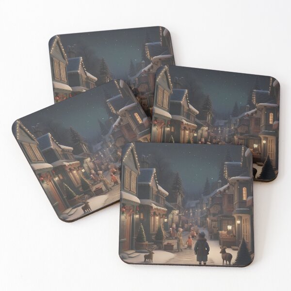 Item preview, Christmas scene, night time designed and sold by DevushkaStore.