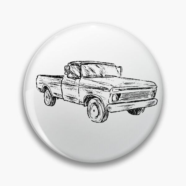 Item preview, Old Country Truck Black and White designed and sold by pedersenscout.