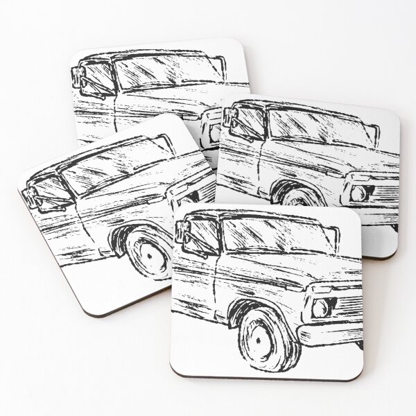Item preview, Old Country Truck Black and White designed and sold by pedersenscout.