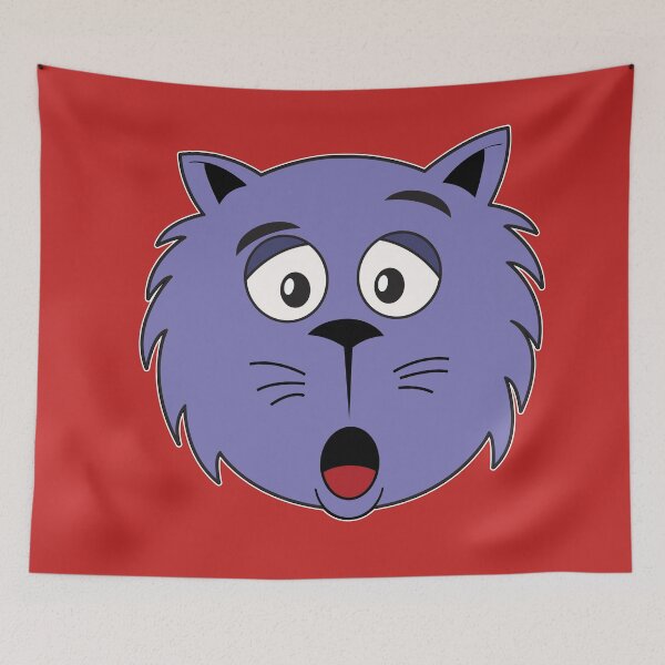Item preview, freaked out cat designed and sold by mrdelman.