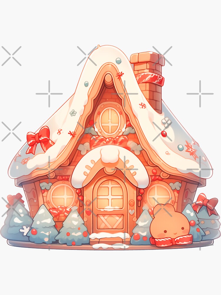 Sweet Christmas Cookie House Vinyl